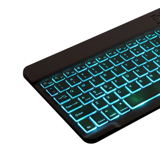 Wireless Bluetooth keyboard set for Android, Apple, Beige, Backlit, Universal