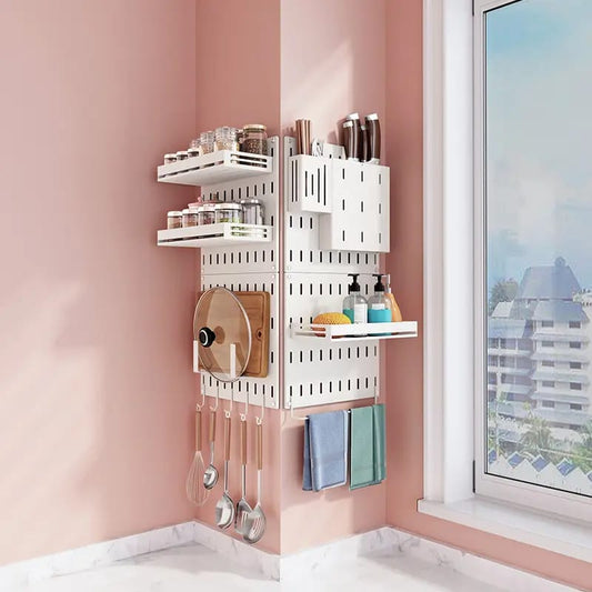 Wall-Mounted Stainless Steel Kitchen Rack 30cm x 9cm