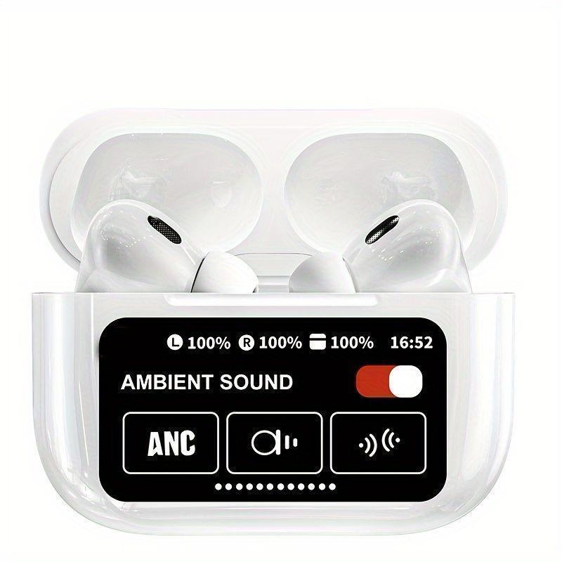 TapTech Display Wireless Earbuds with Smart Touchscreen Case