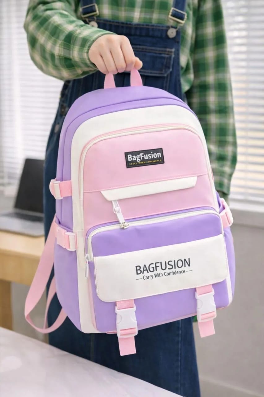 Cute Pastel Pink Aesthetic Backpack – Kawaii School &amp; Travel Bag