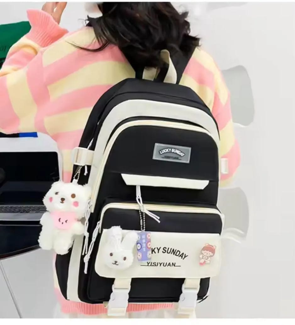 Cute Pastel Pink Aesthetic Backpack – Kawaii School &amp; Travel Bag