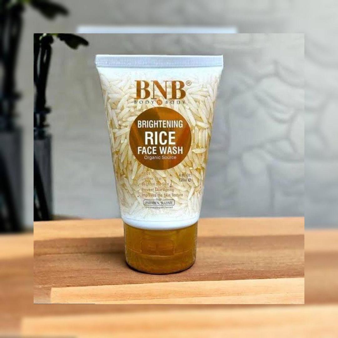 BNB Brightening Rice Face Wash – Organic Skin Cleanser