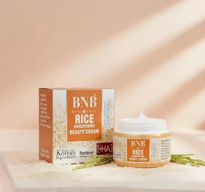 BNB Rice Brightening Beauty Cream with Retinol &amp; Hyaluronic Acid